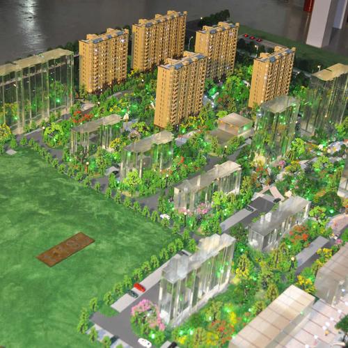 上海房地产售楼楼盘小区住宅沙盘建筑模型设计服务制作